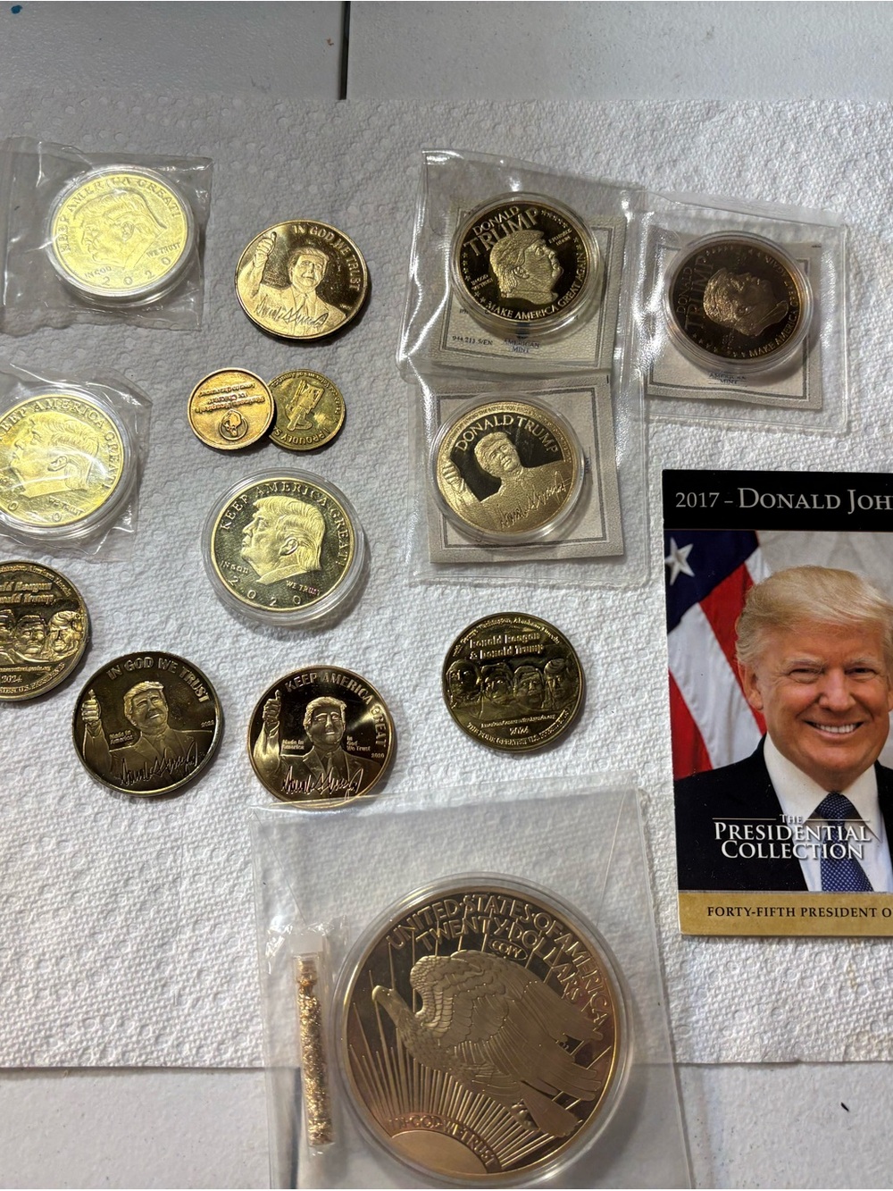 Presidential Collection Gold Accent Commemorative Coin Set